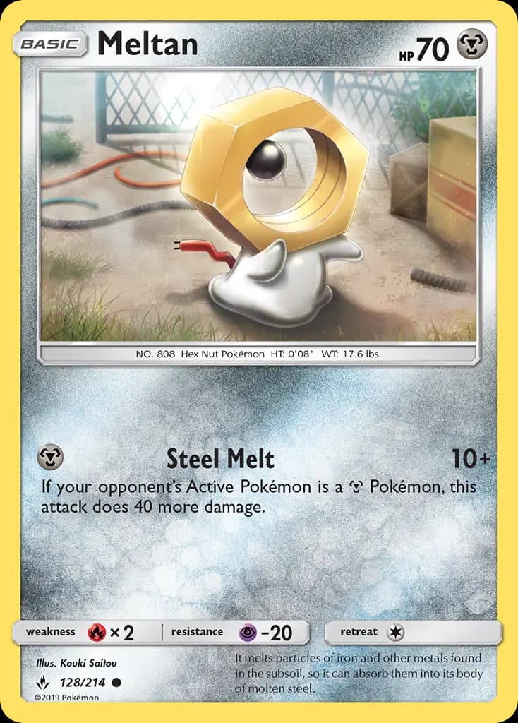 Meltan - Unbroken Bonds Pokemon Card