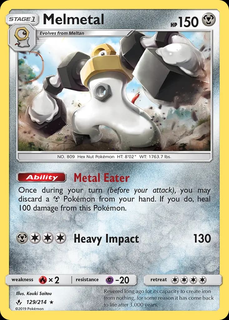 Melmetal - Unbroken Bonds Pokemon Card
