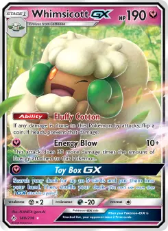Whimsicott GX - Unbroken Bonds