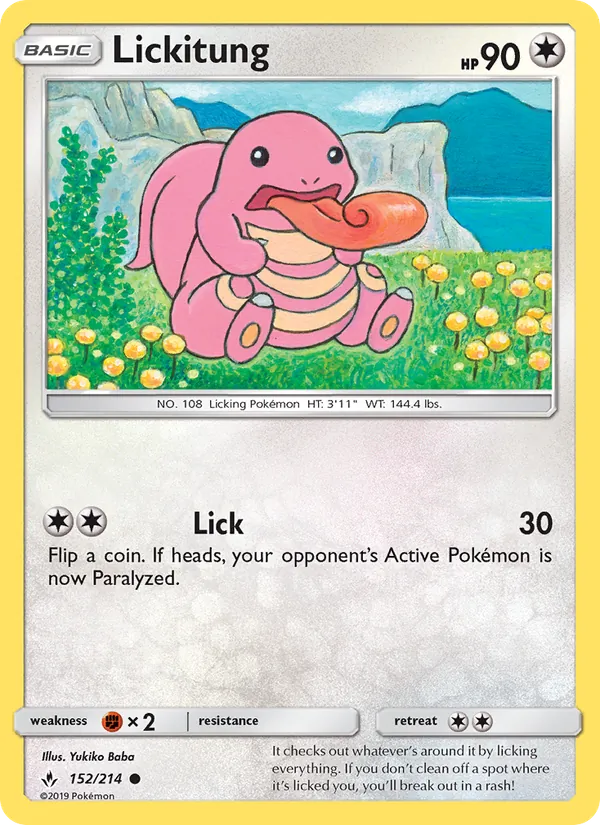 Lickitung - Unbroken Bonds Pokemon Card