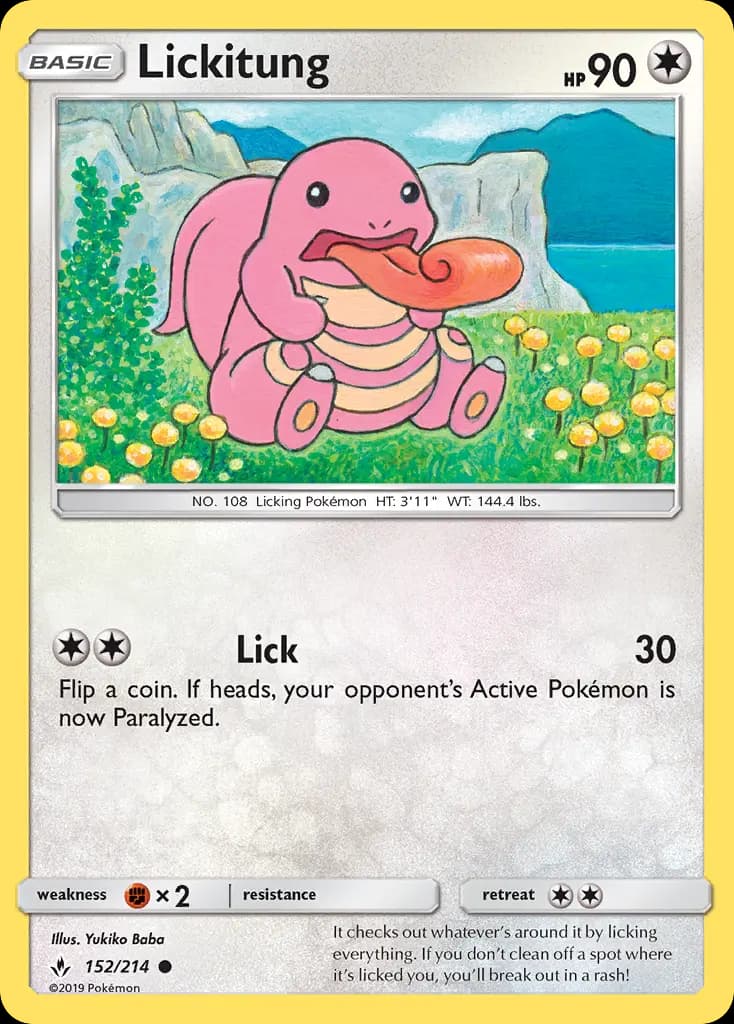 Lickitung - Unbroken Bonds Pokemon Card