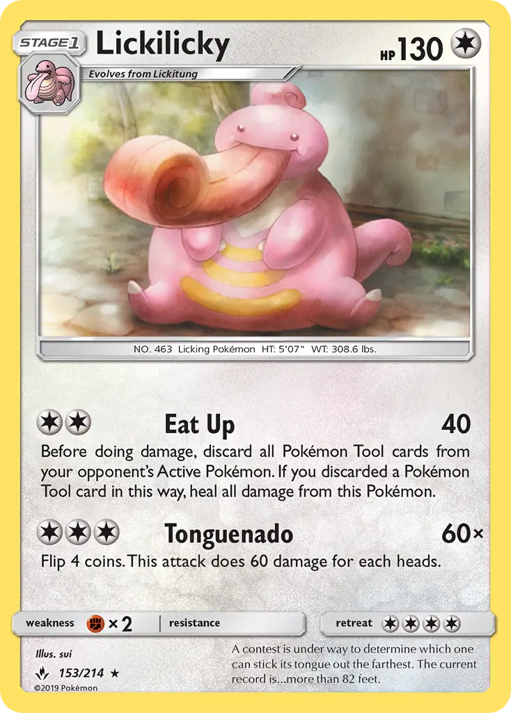 Lickilicky - Unbroken Bonds Pokemon Card