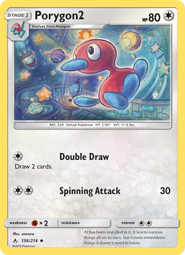 Porygon2 - Unbroken Bonds Pokemon Card