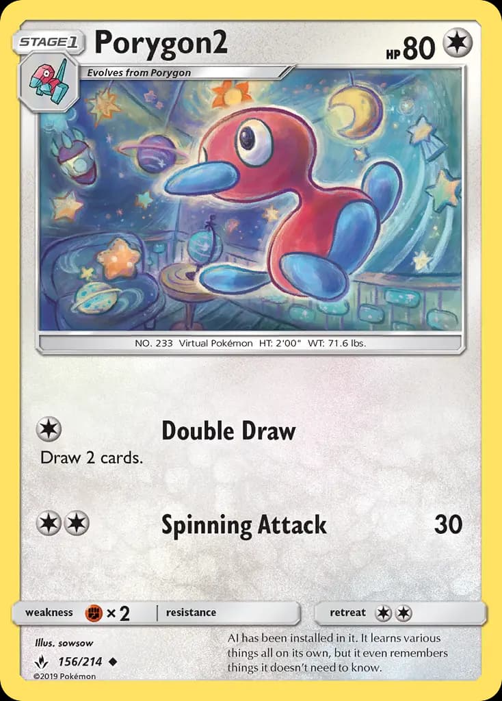 Porygon2 - Unbroken Bonds Pokemon Card