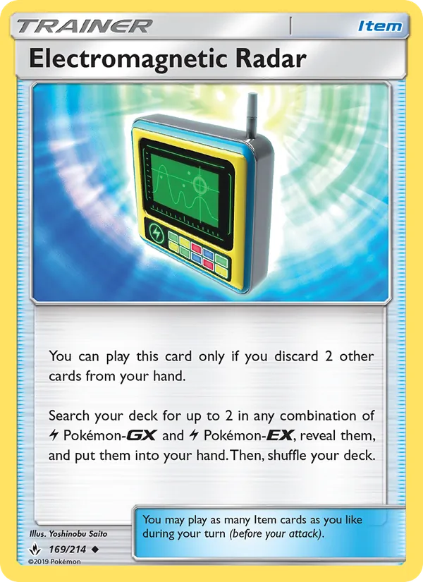 Electromagnetic Radar - Unbroken Bonds Pokemon Card