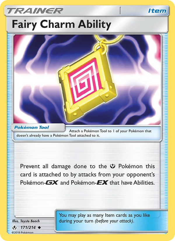 Fairy Charm Ability - Unbroken Bonds Pokemon Card
