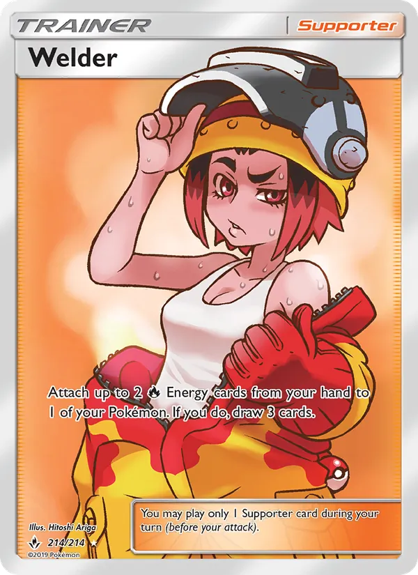 Welder - Unbroken Bonds Pokemon Card