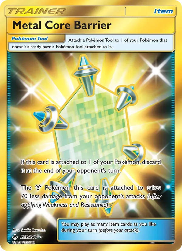 Metal Core Barrier - Unbroken Bonds Pokemon Card