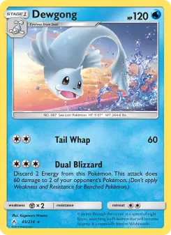 Dewgong - Unbroken Bonds