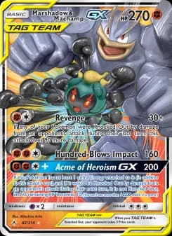 Marshadow & Machamp GX - Unbroken Bonds
