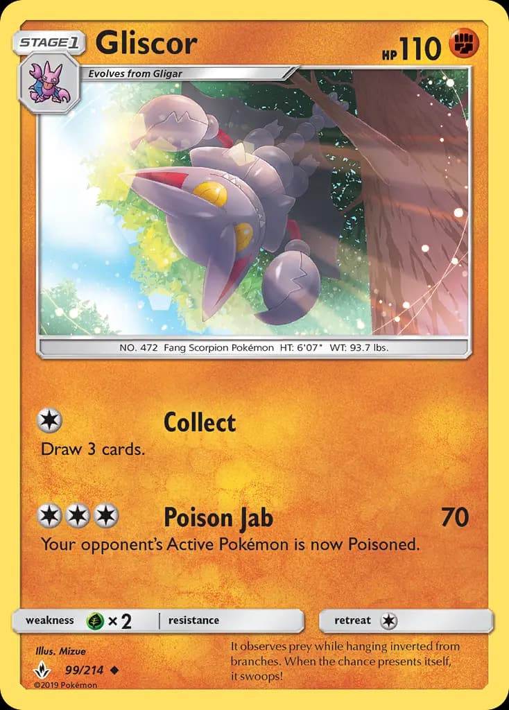 Gliscor - Unbroken Bonds Pokemon Card