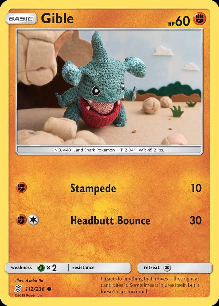 Gible - Unified Minds Pokemon Card