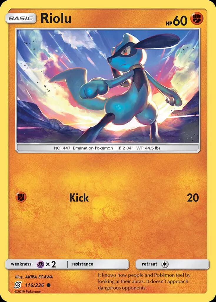 Riolu - Unified Minds Pokemon Card