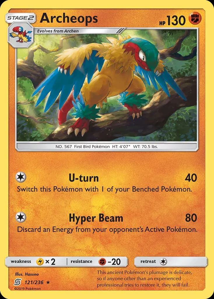 Archeops - Unified Minds Pokemon Card