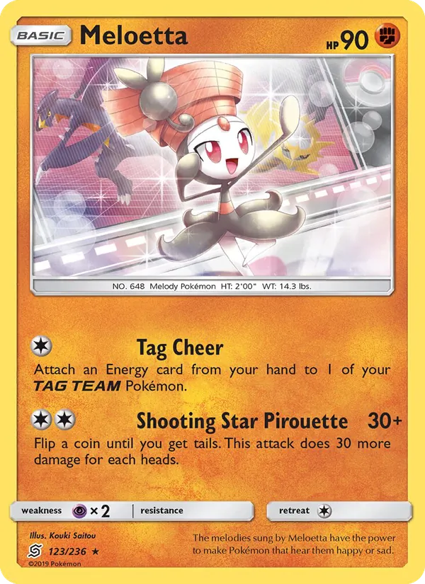 Meloetta - Unified Minds Pokemon Card