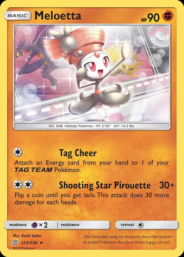 Meloetta - Unified Minds Pokemon Card