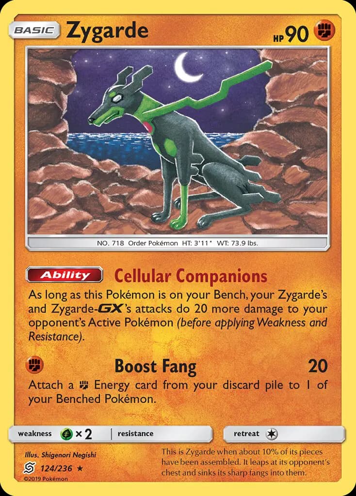Zygarde - Unified Minds Pokemon Card