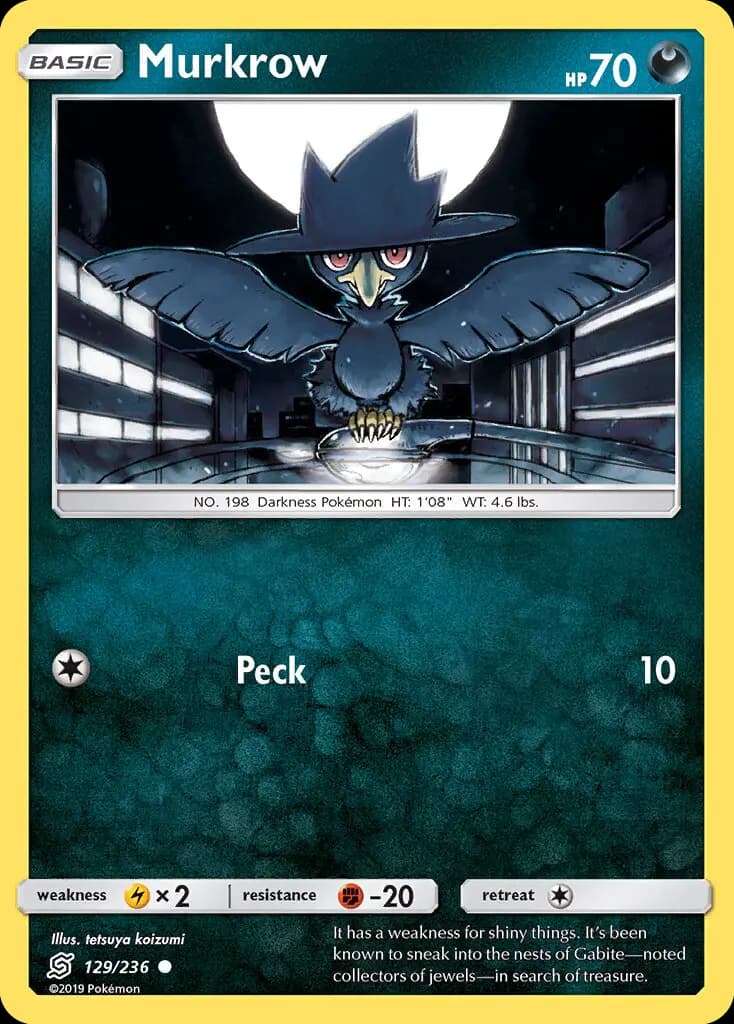 Murkrow - Unified Minds Pokemon Card