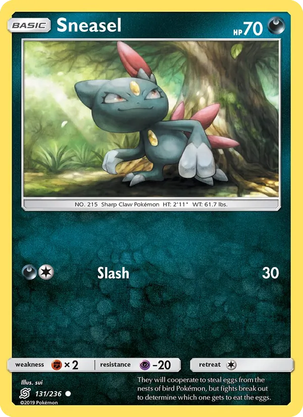 Sneasel - Unified Minds Pokemon Card