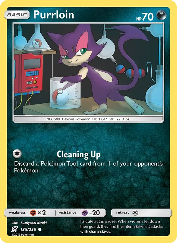Purrloin - Unified Minds Pokemon Card
