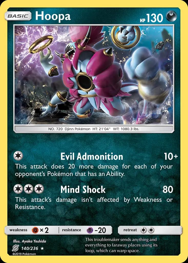 Hoopa - Unified Minds Pokemon Card