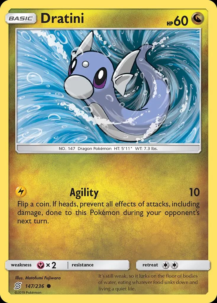 Dratini - Unified Minds Pokemon Card