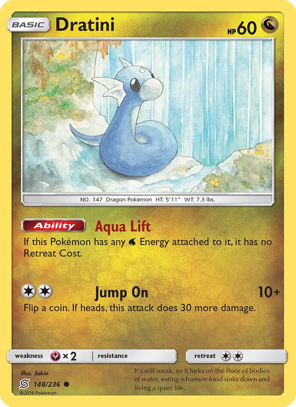 Dratini - Unified Minds Pokemon Card