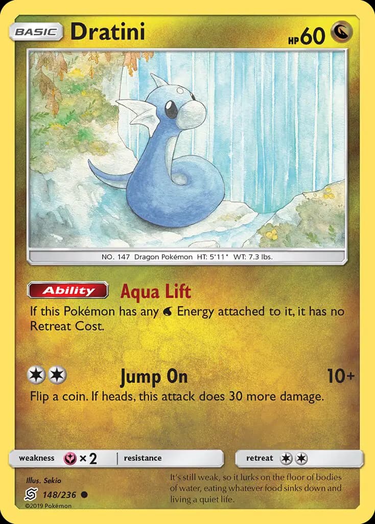 Dratini - Unified Minds Pokemon Card