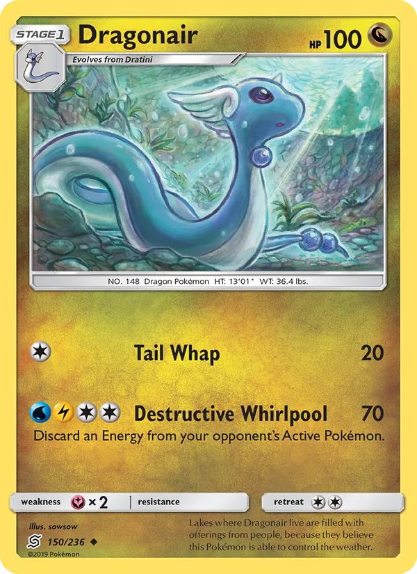 Dragonair - Unified Minds Pokemon Card