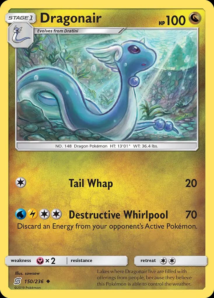 Dragonair - Unified Minds Pokemon Card