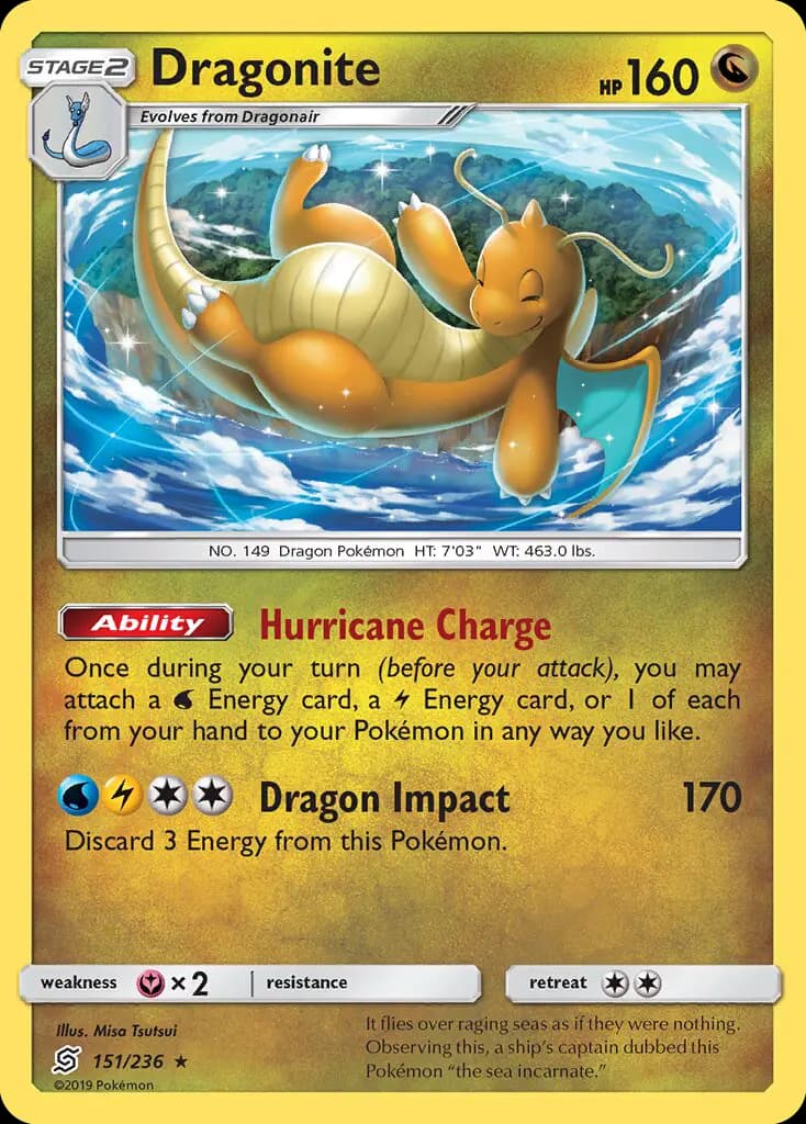 Dragonite - Unified Minds Pokemon Card