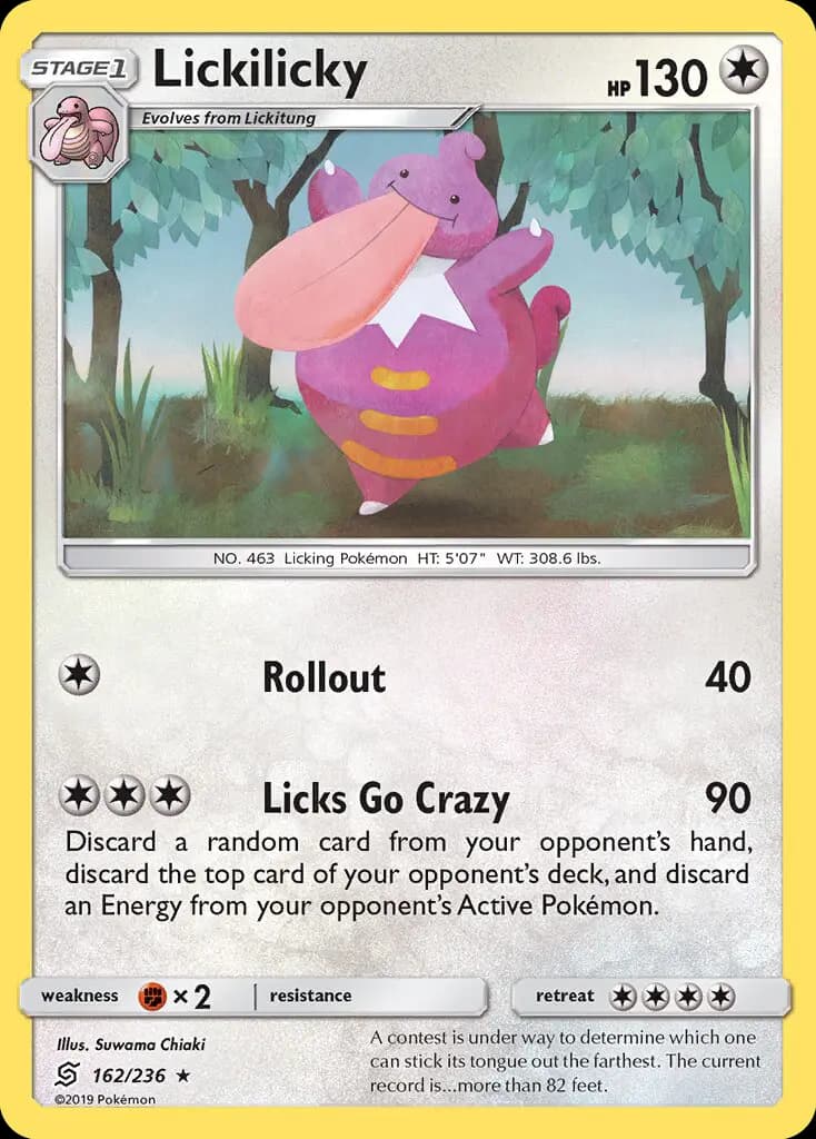 Lickilicky - Unified Minds Pokemon Card