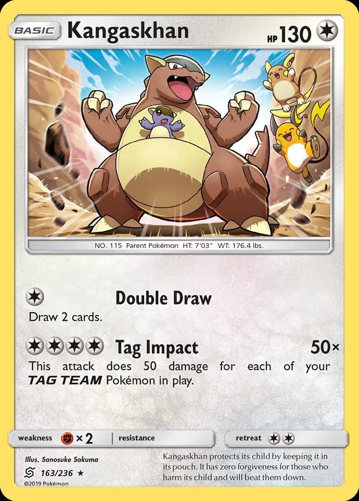 Kangaskhan - Unified Minds Pokemon Card