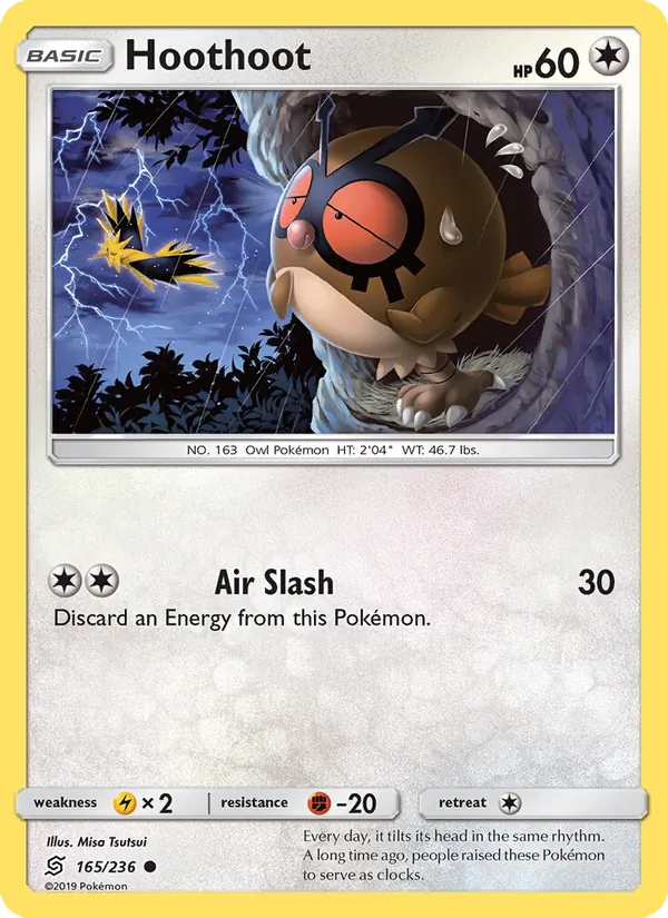 Hoothoot - Unified Minds Pokemon Card