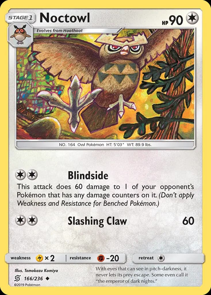 Noctowl - Unified Minds Pokemon Card