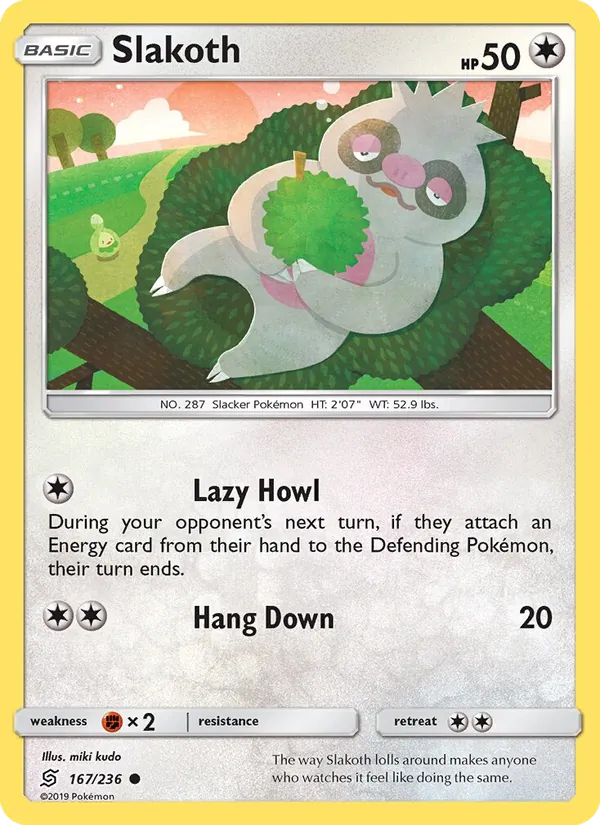 Slakoth - Unified Minds Pokemon Card