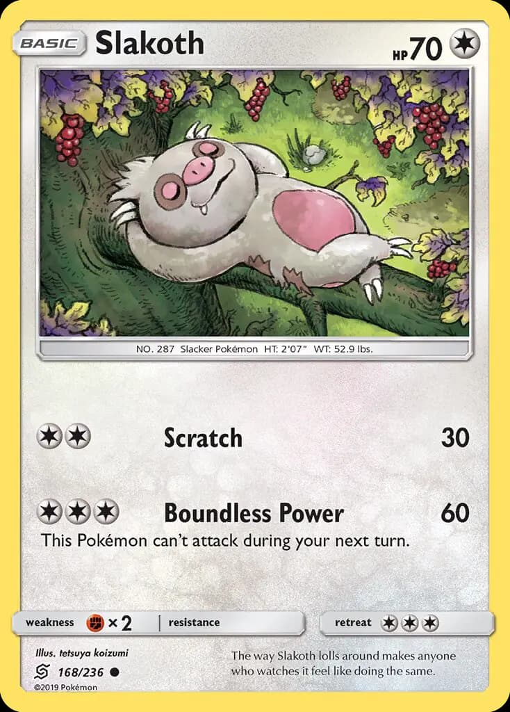 Slakoth - Unified Minds Pokemon Card
