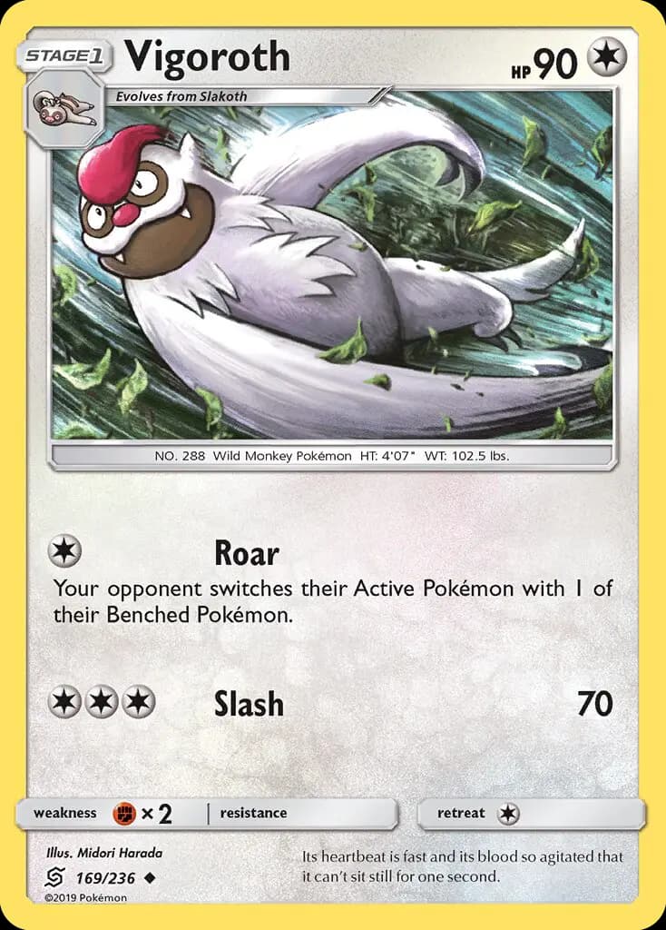 Vigoroth - Unified Minds Pokemon Card