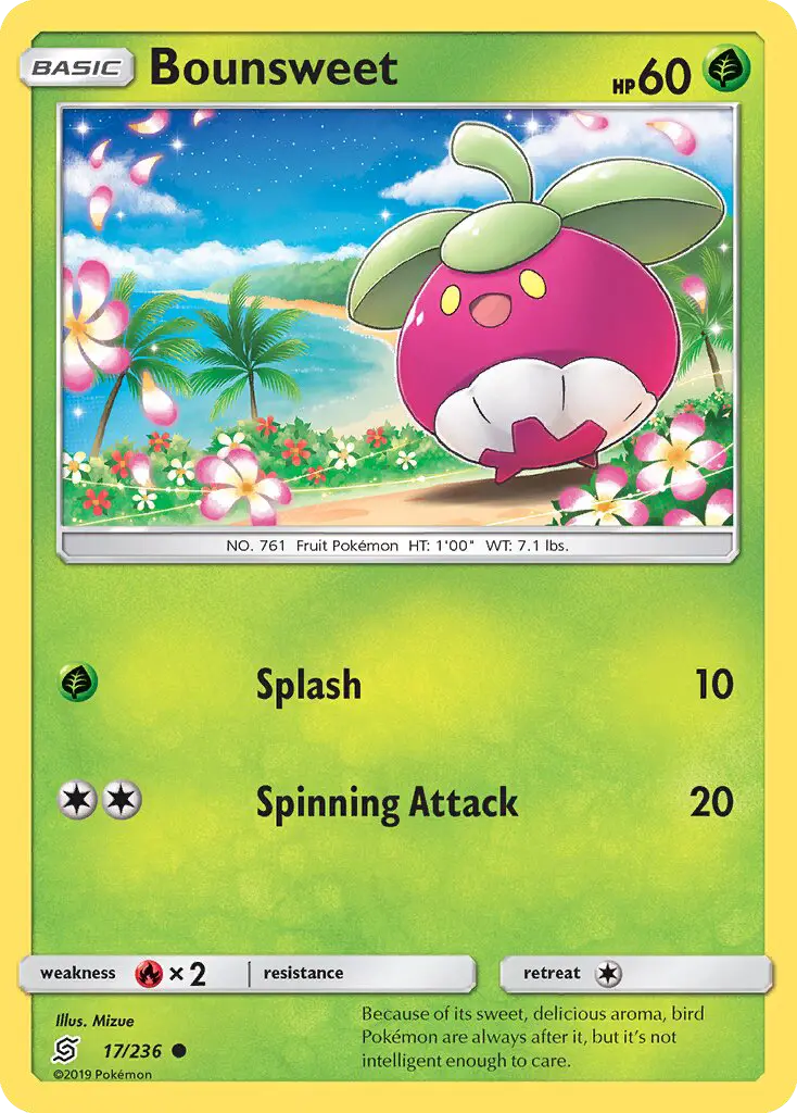 Bounsweet - Unified Minds Pokemon Card