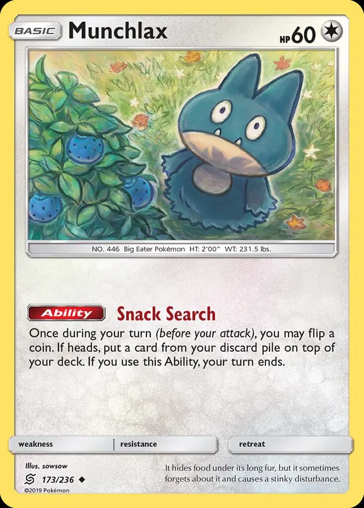 Munchlax - Unified Minds Pokemon Card