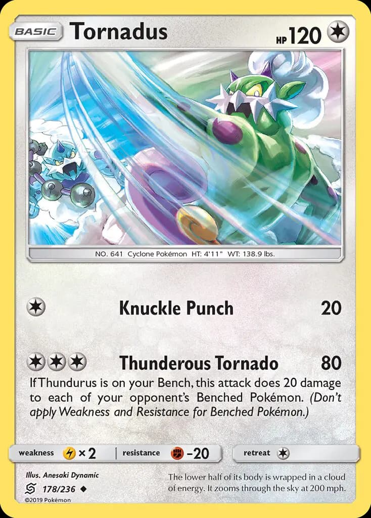 Tornadus - Unified Minds Pokemon Card