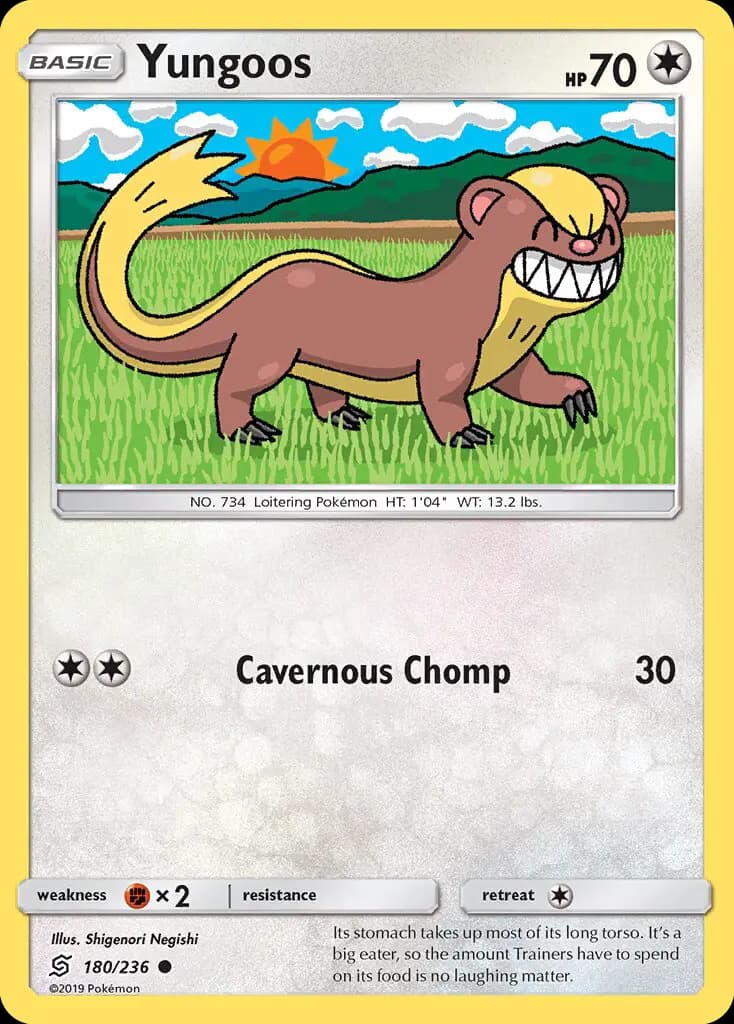 Yungoos - Unified Minds Pokemon Card