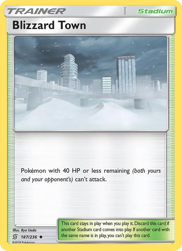 Blizzard Town - Unified Minds Pokemon Card