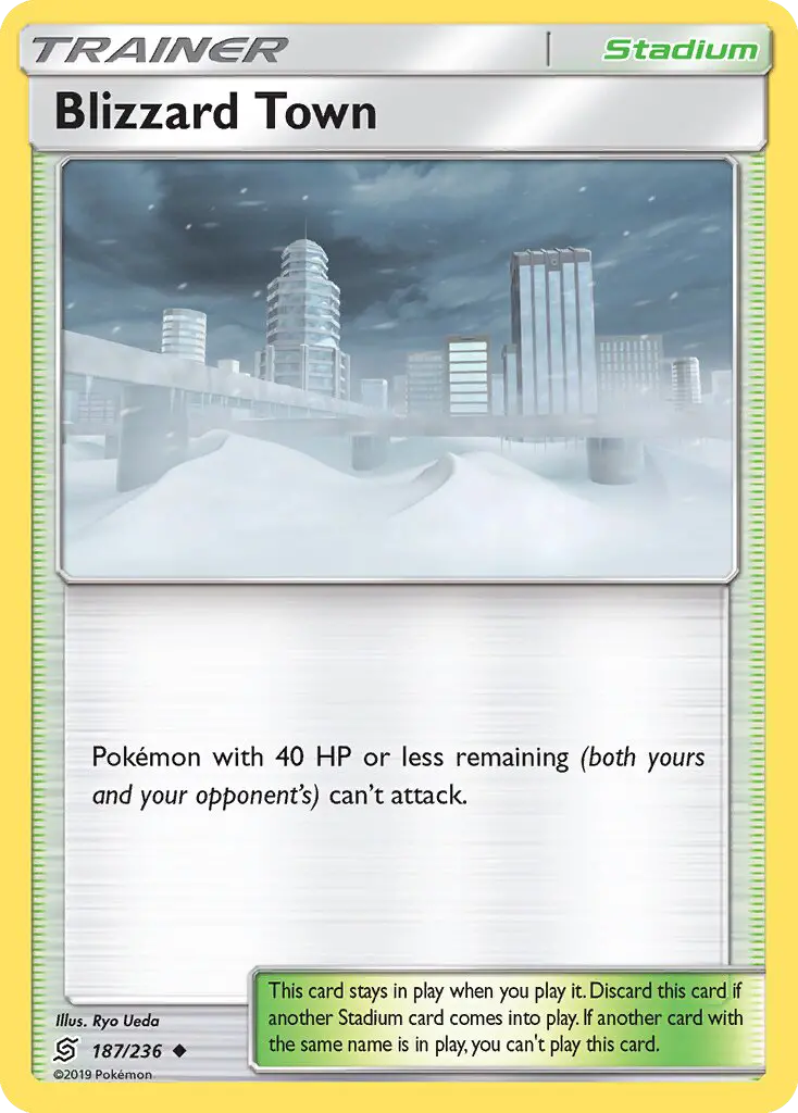 Blizzard Town - Unified Minds Pokemon Card