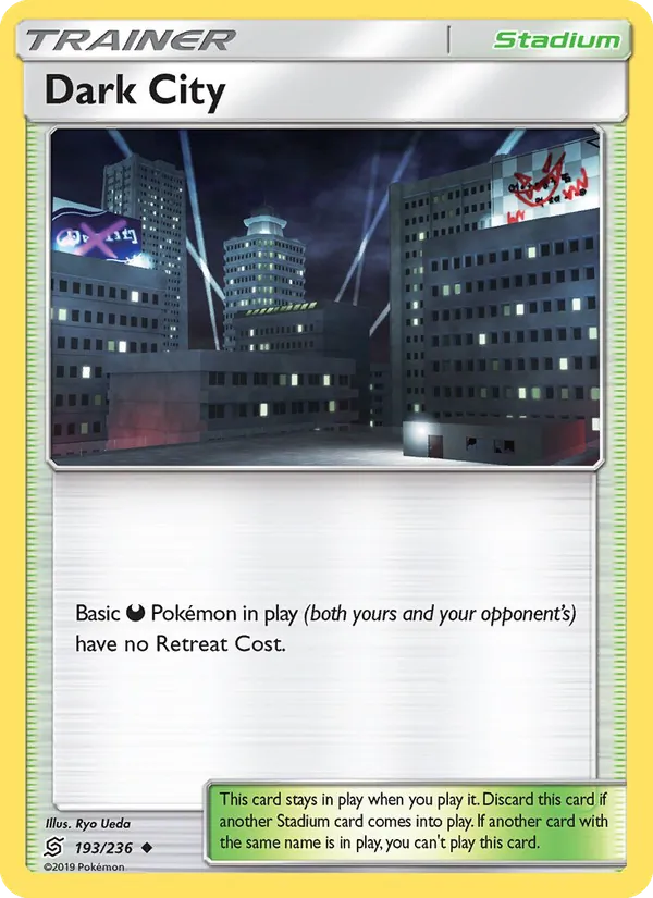 Dark City - Unified Minds Pokemon Card