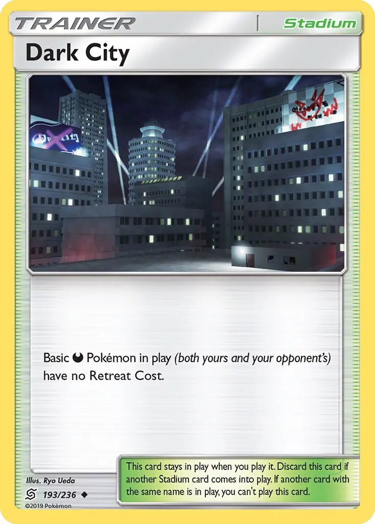 Dark City - Unified Minds Pokemon Card