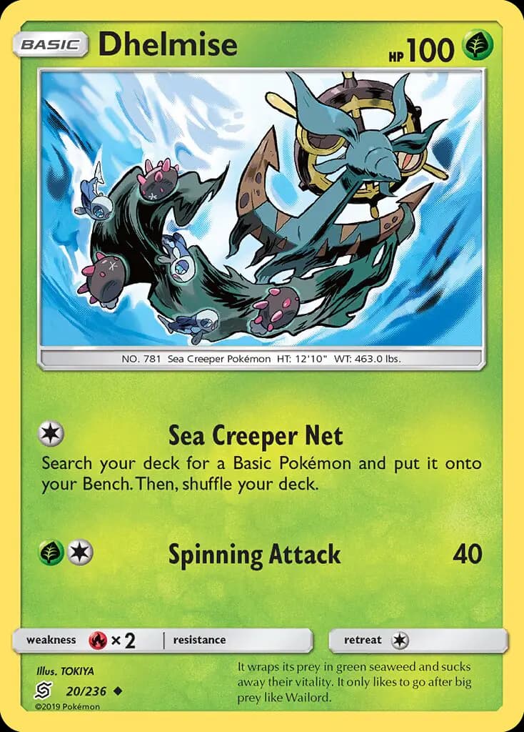 Dhelmise - Unified Minds Pokemon Card