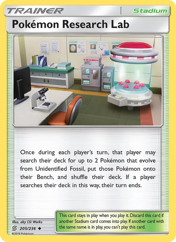 Pokémon Research Lab - Unified Minds Pokemon Card