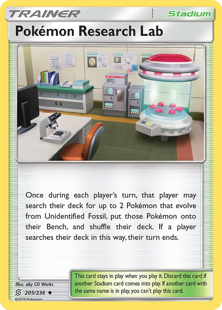 Pokémon Research Lab - Unified Minds Pokemon Card