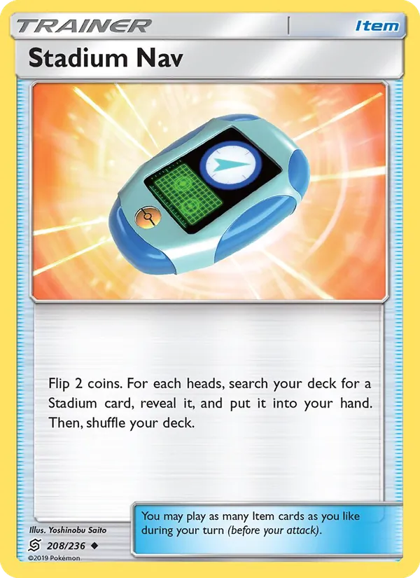 Stadium Nav - Unified Minds Pokemon Card